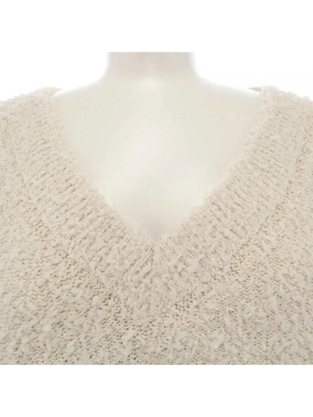 Chanel Knit Sweater Beige